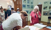 Получатели социальных услуг отделения дневного пребывания ОБУСО «ЦСО «Участие» города Курска» побывали на экскурсии по музею и выставке в «Историко-культурный центр «Коренная пустынь»
