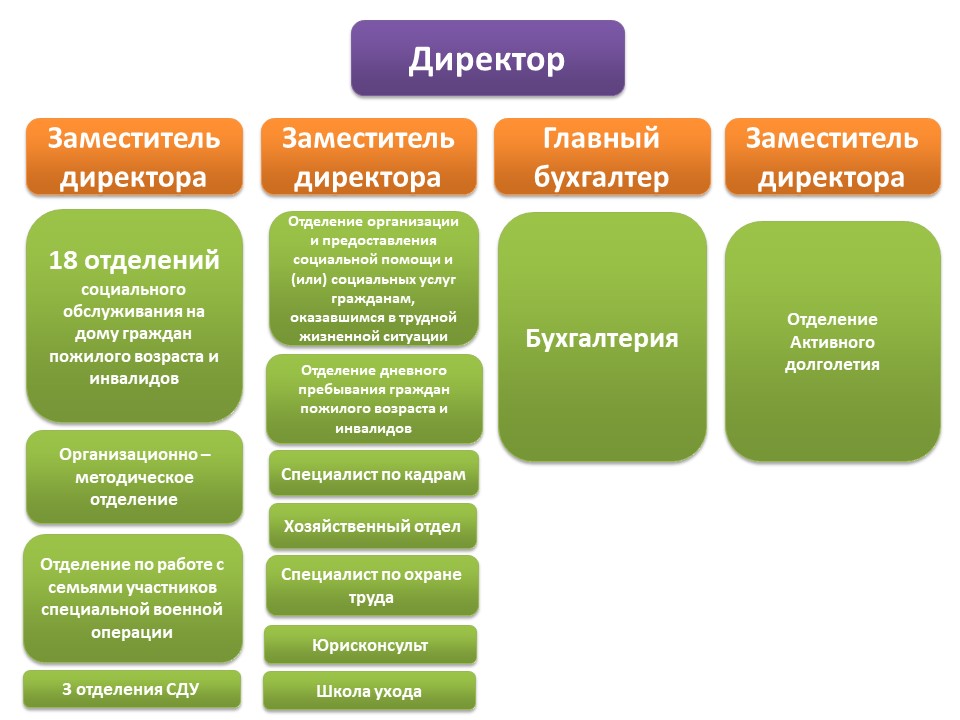 Структура ЦСО Участие города Курска